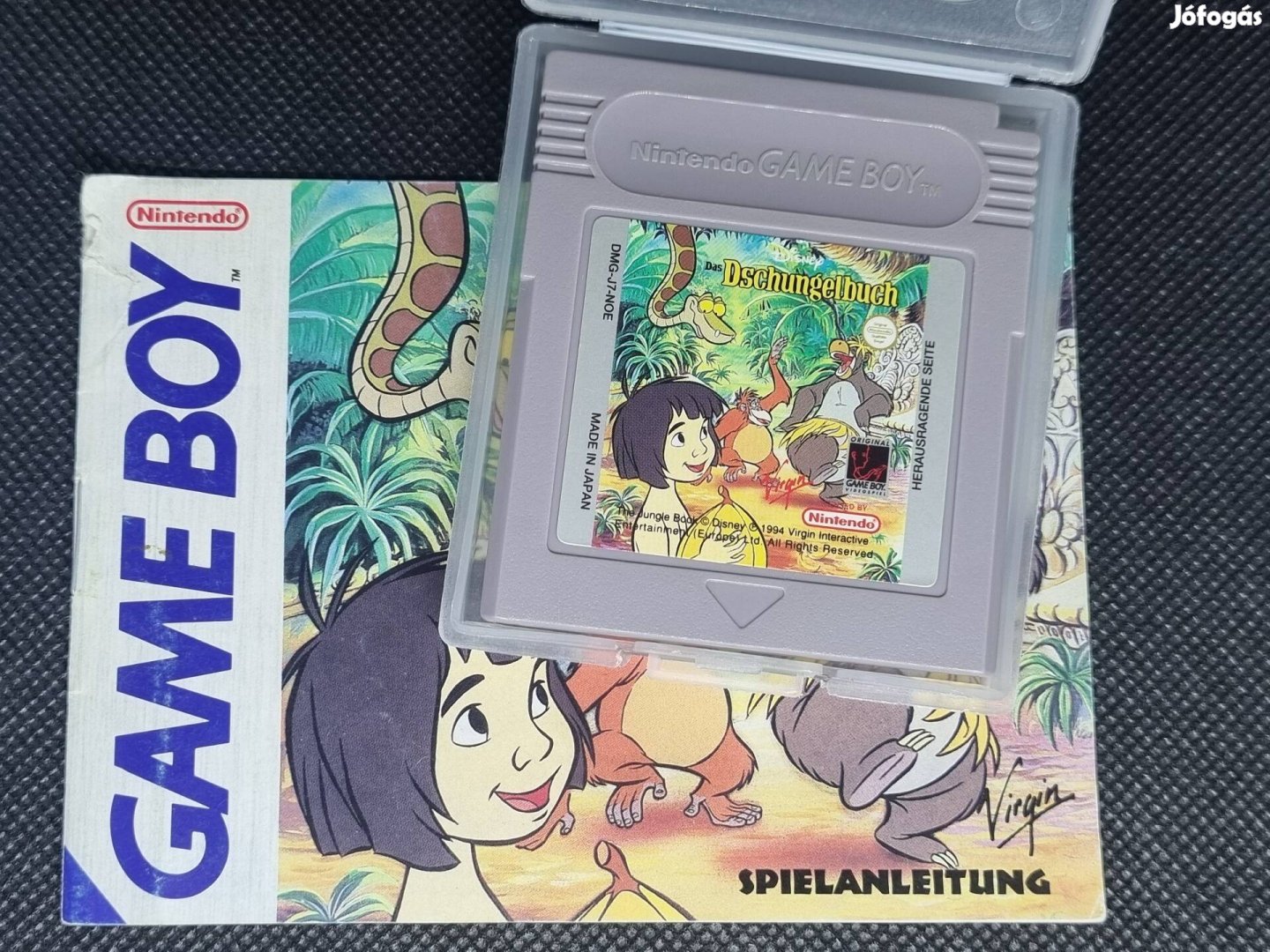 Game Boy Jungle Book játék és kiskönyv eladó
