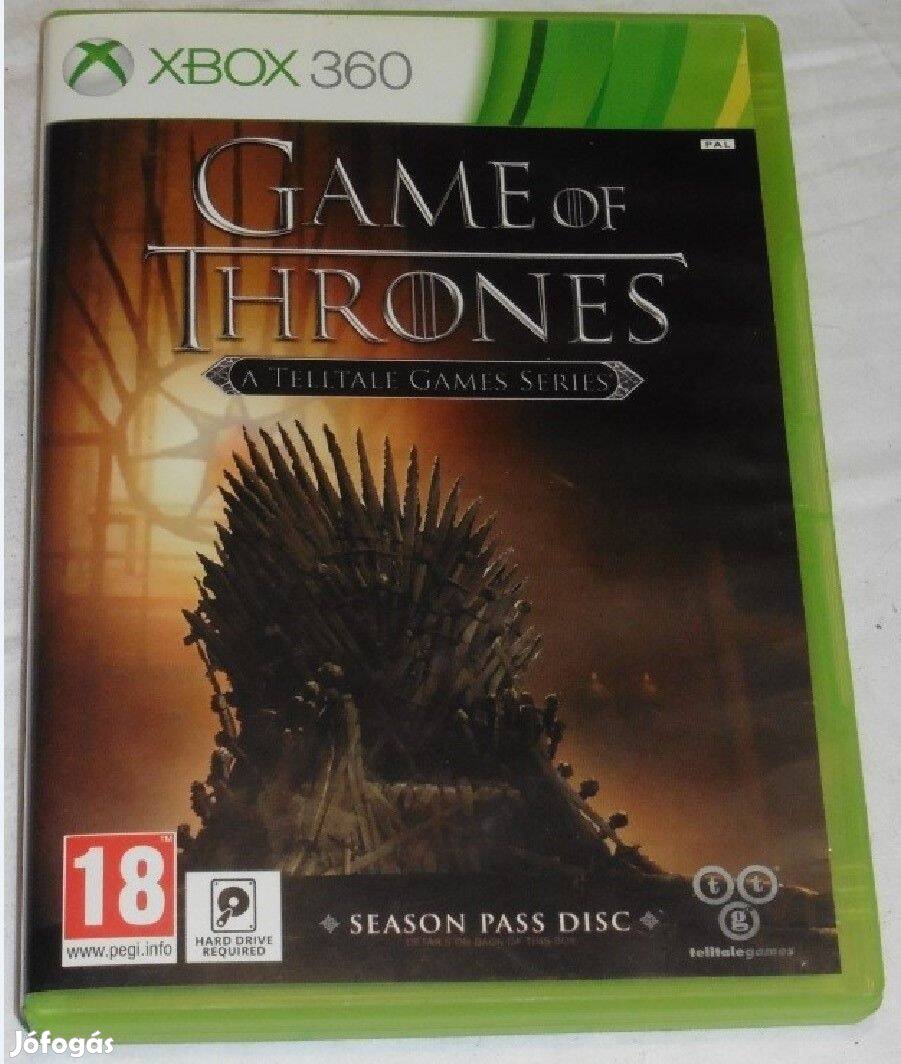 Game Of Thrones (Trónok Harca) Gyári Xbox 360 Játék akár féláron