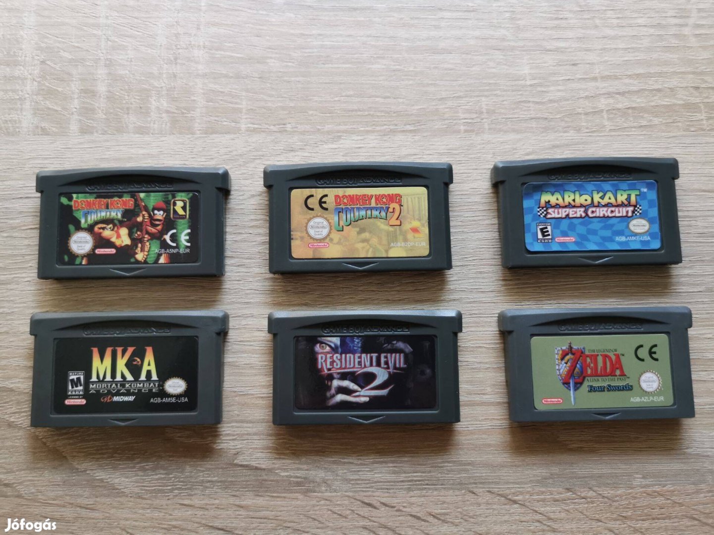 Gameboy Advance Donkey / Mario / Mortal / Resident / Zelda GBA játékok