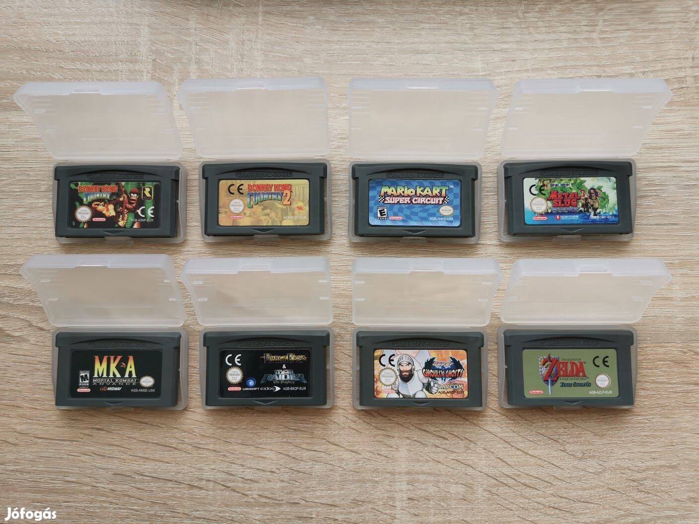 Gameboy Advance Donkey / Mario / Mortal / Resident / Zelda GBA játékok