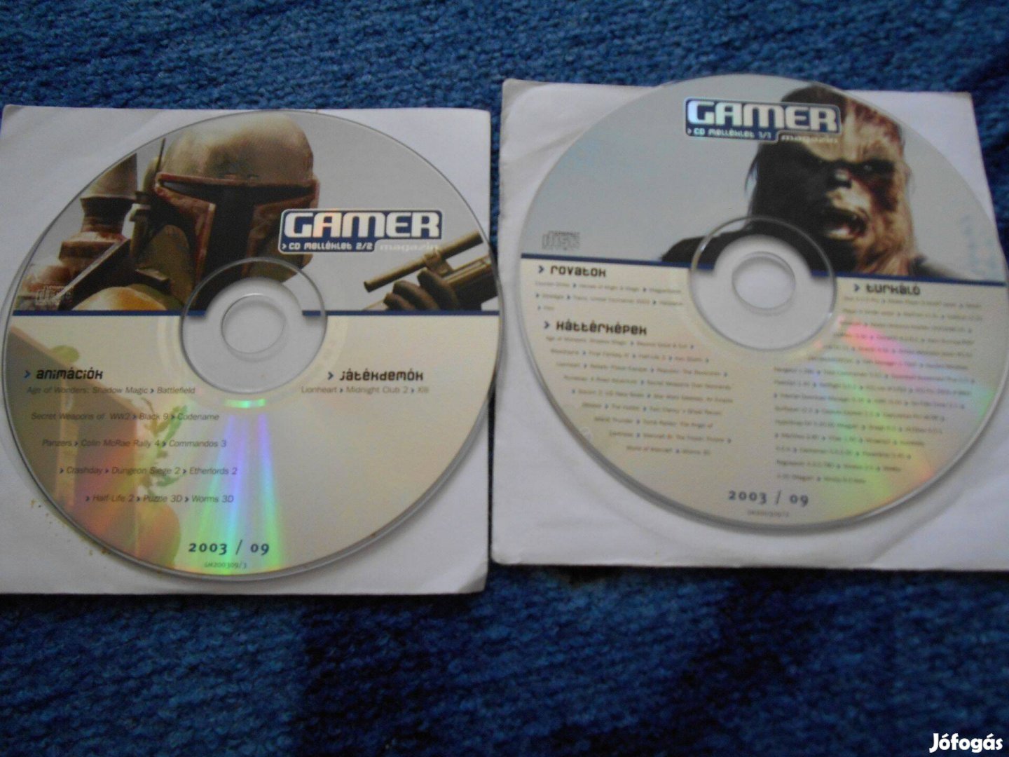 Gamer 2003/9 CD-k