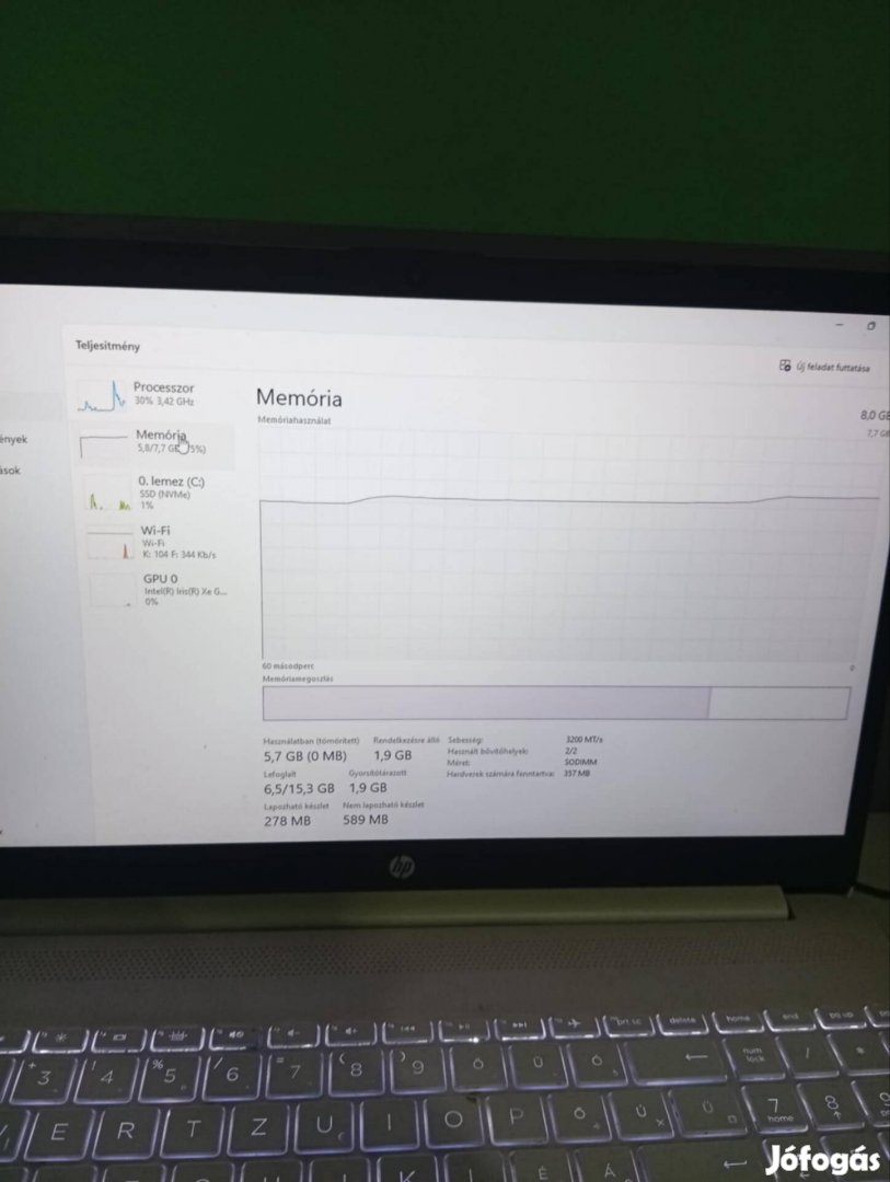 Gamer HP laptop