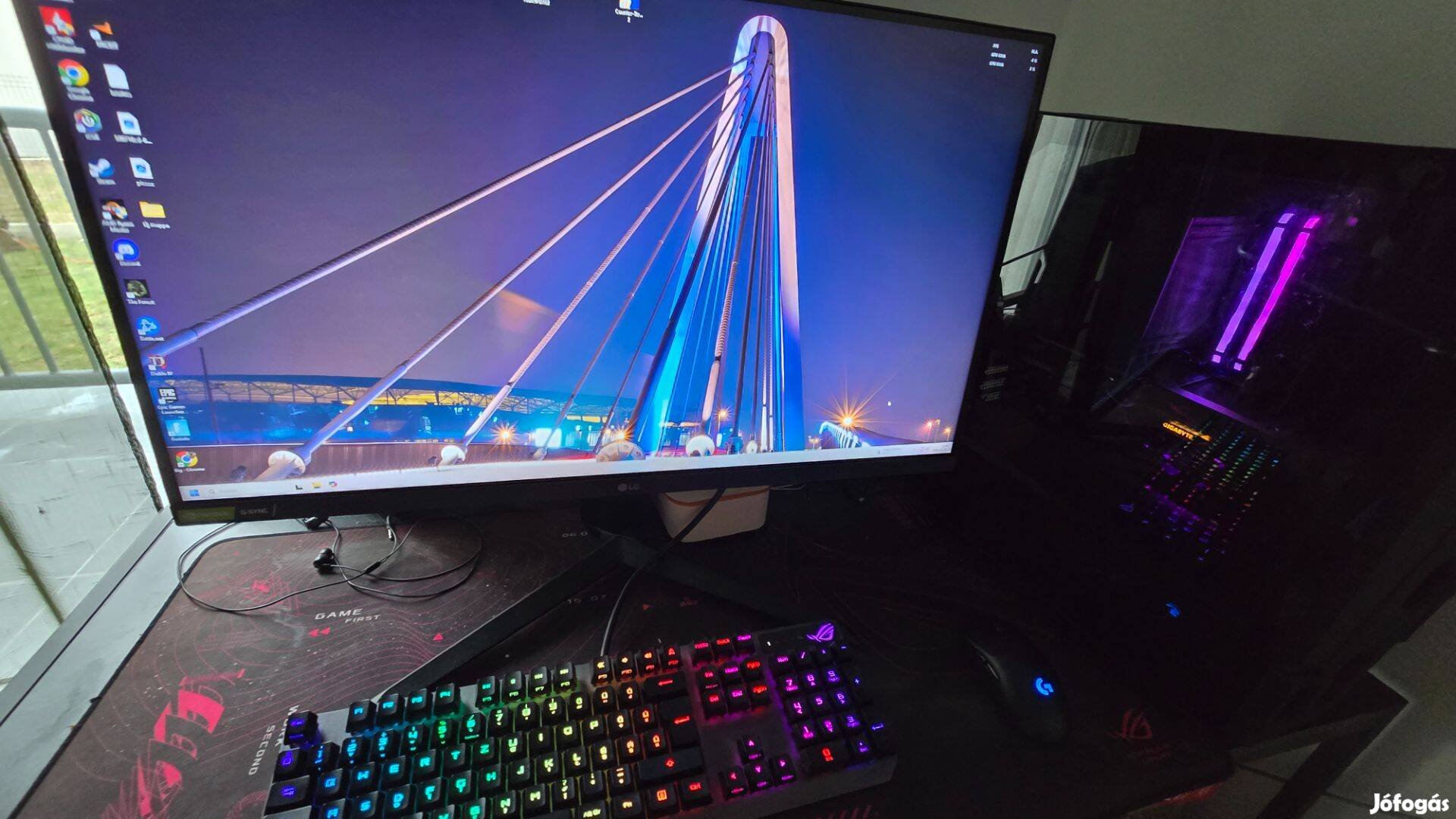 Gamer PC 1440p Lg165Hz monitor