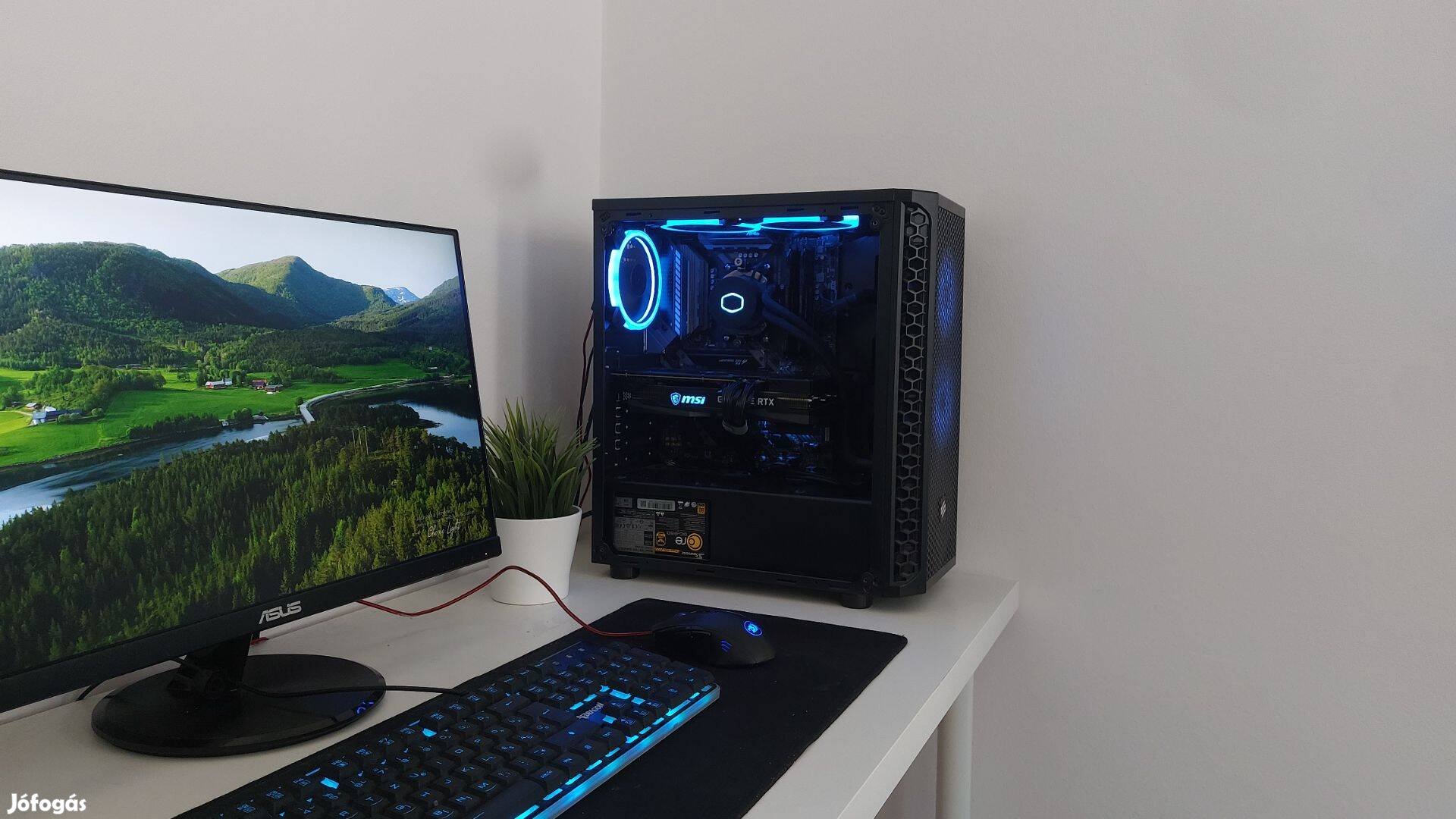 Gamer PC Számítógép- Rtx 3060 12GB - Ryzen 5600X - 16GB DDR4 - 1TB SSD