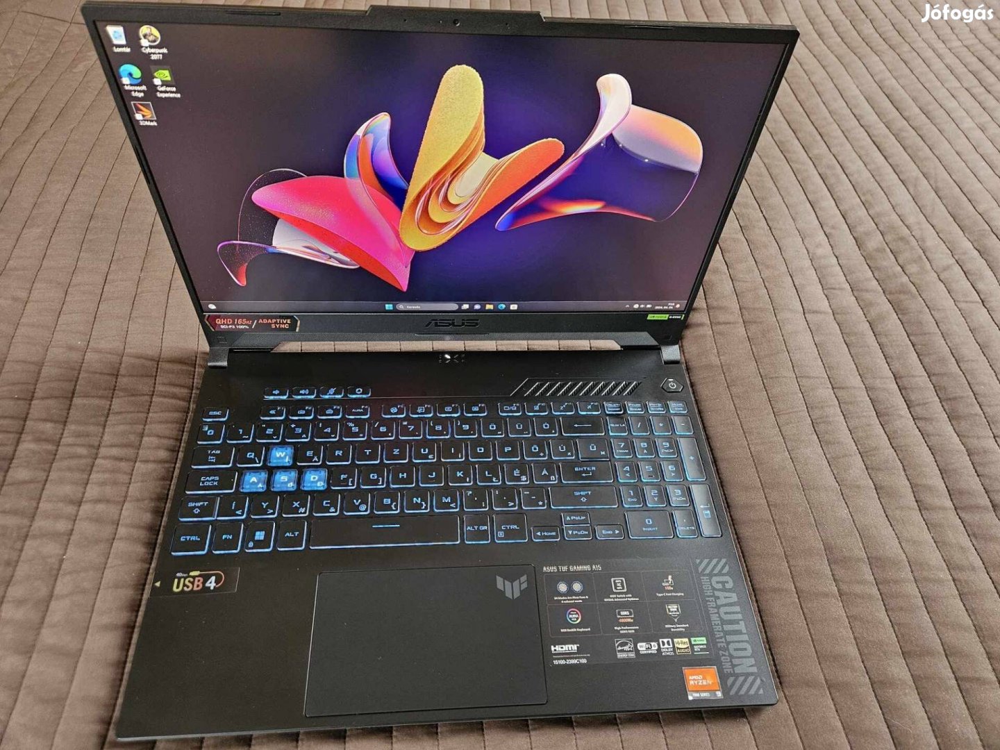 Gamer VR Laptop 4070gtx, 2560x1440+Win11pro