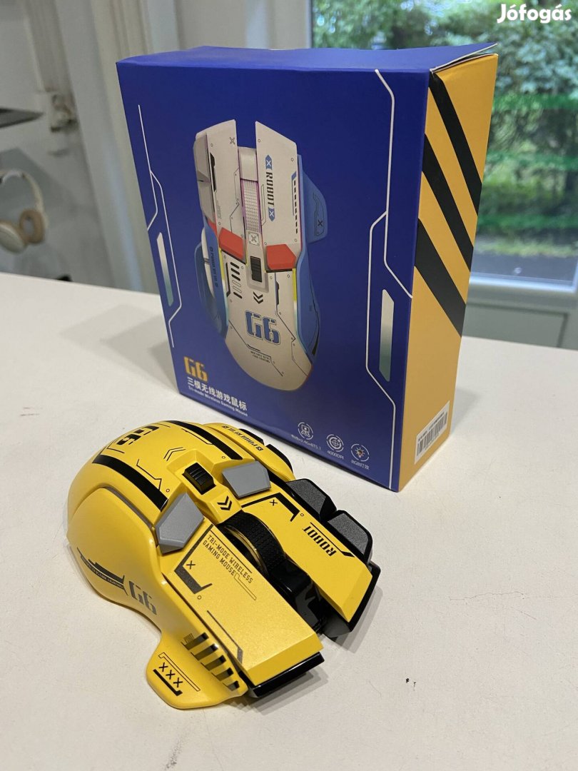 Gamer egér - Új!! - sok gomb - LED világítás - Bluetooth + 2.4 GHz