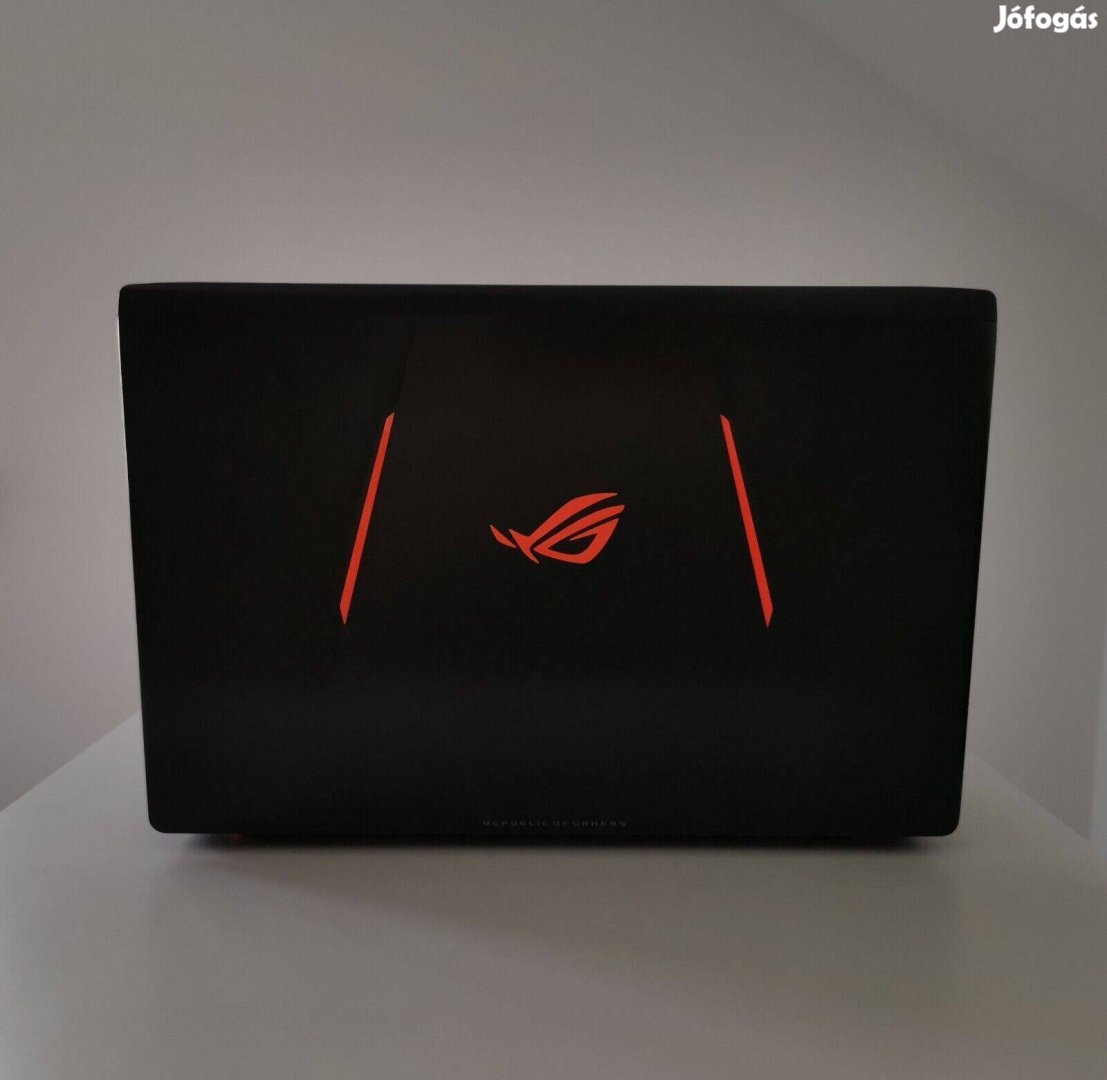 Gamer erőmű Asus rog laptop eladó Geforce Gtx 1080 8GB