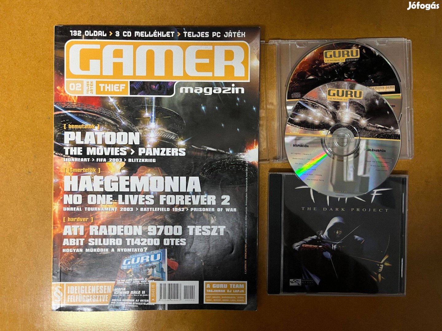 Gamer magazin 2002/11 Thief teljes játékkal, CD mellékletekkel