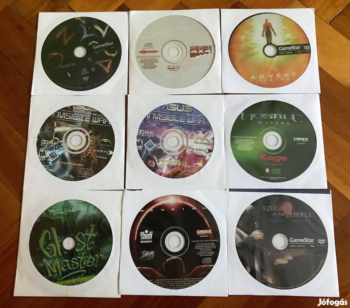 Gamestar / Gamer Magazin / PC Guru stb papírtokos játékmellékletek