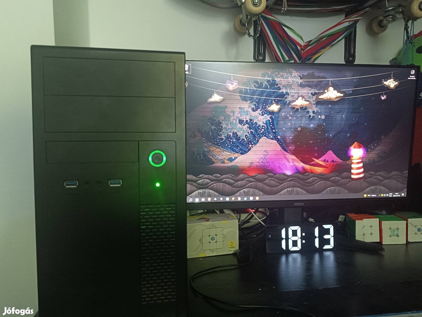Gaming PC Gtx 1070TI Intelcore i5 9400f 16GB RAM + ajándék egér