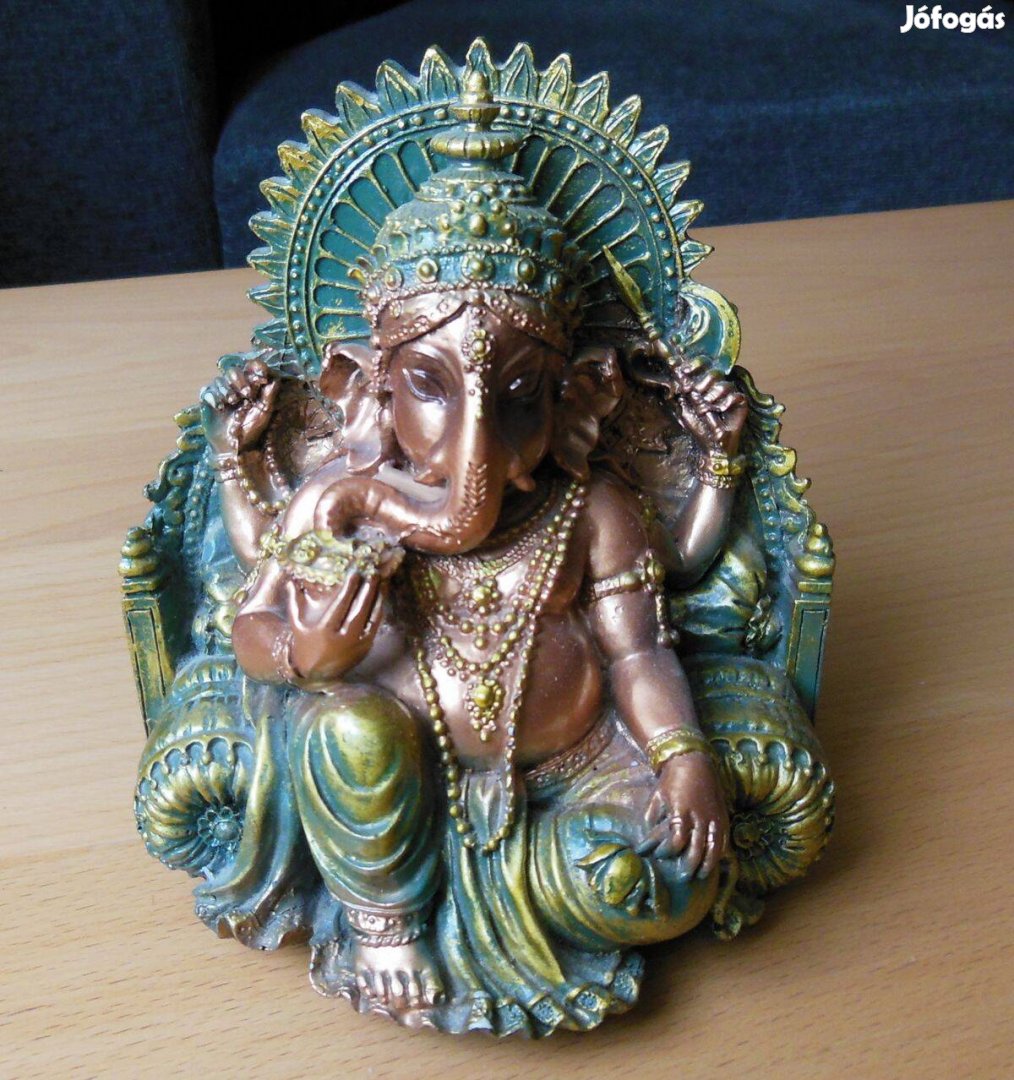 Ganesha Arany színű szobor eladó