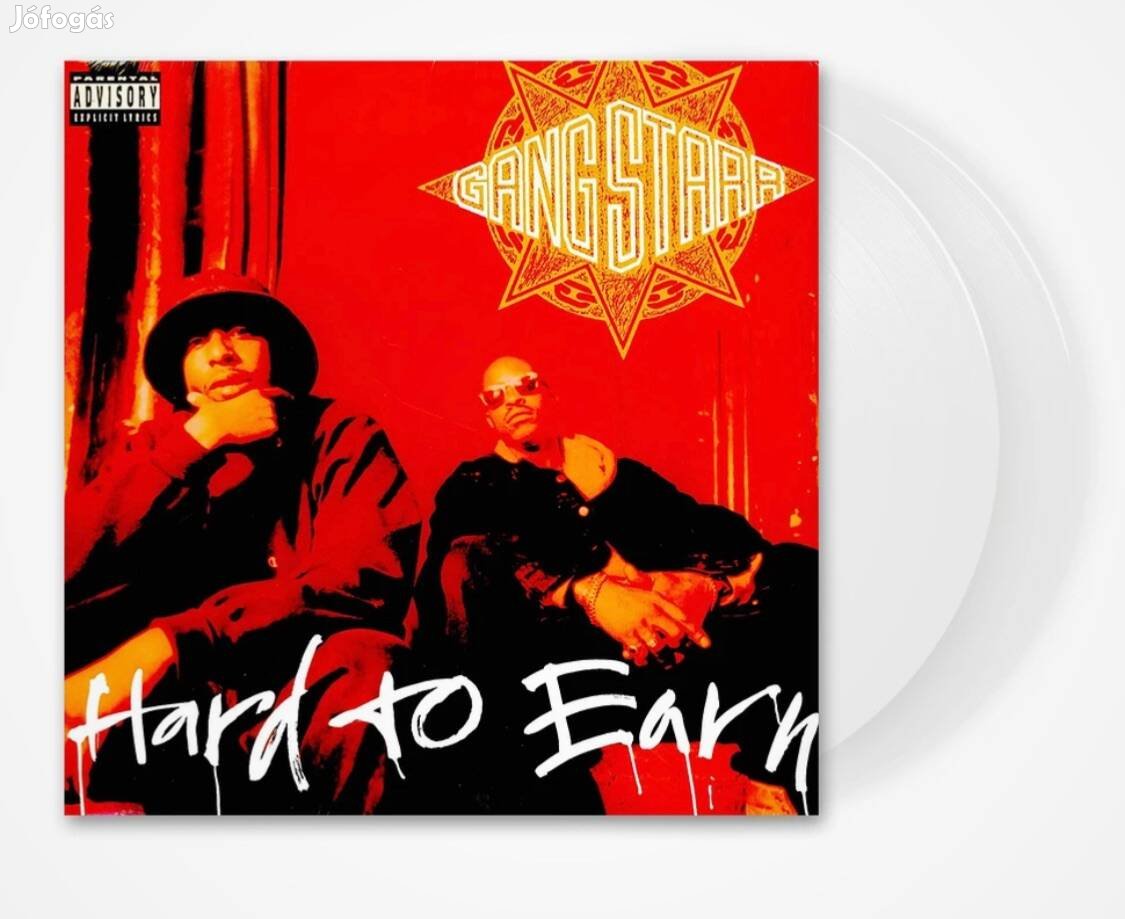 Gang Starr Hard To Earn fehér lemez deluxe vinyl bakelit hip hop