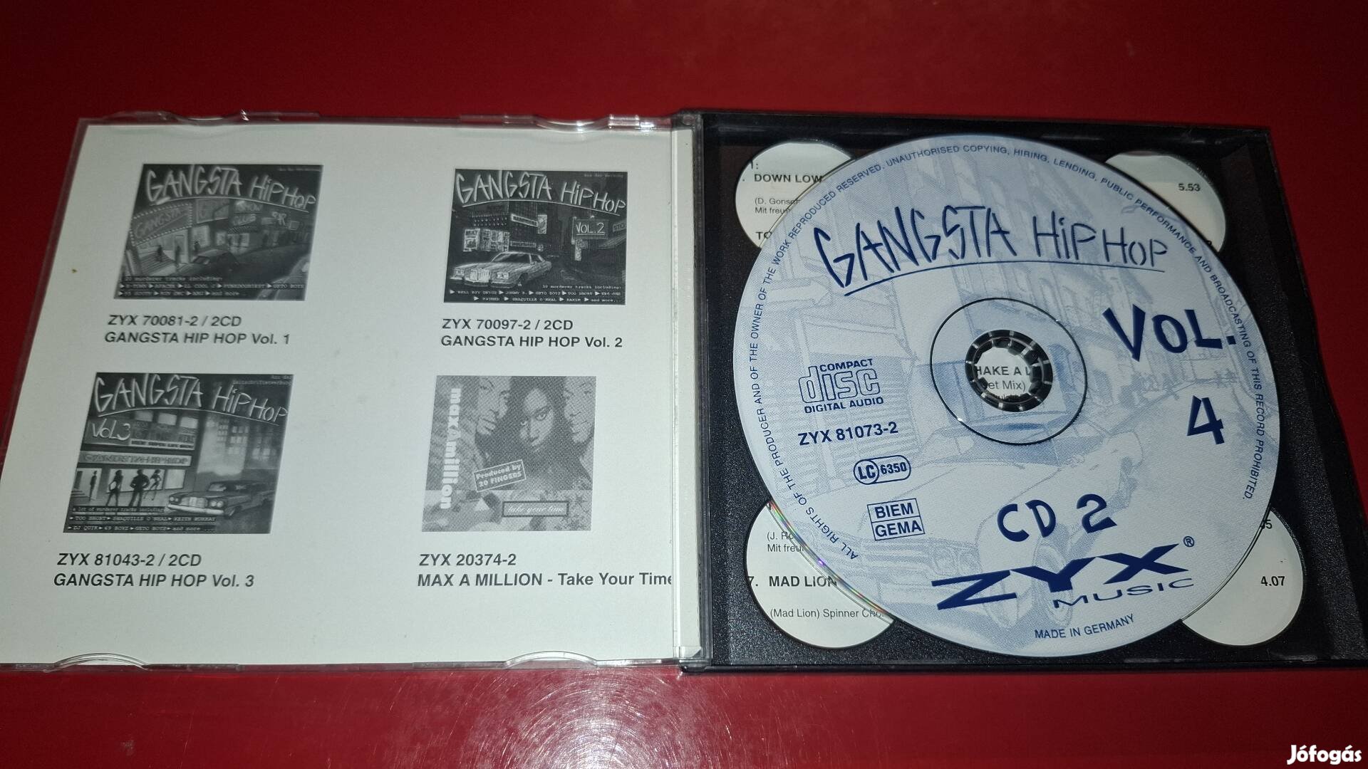 Gangsta Hip-Hop Vol.4 dupla Cd 1996