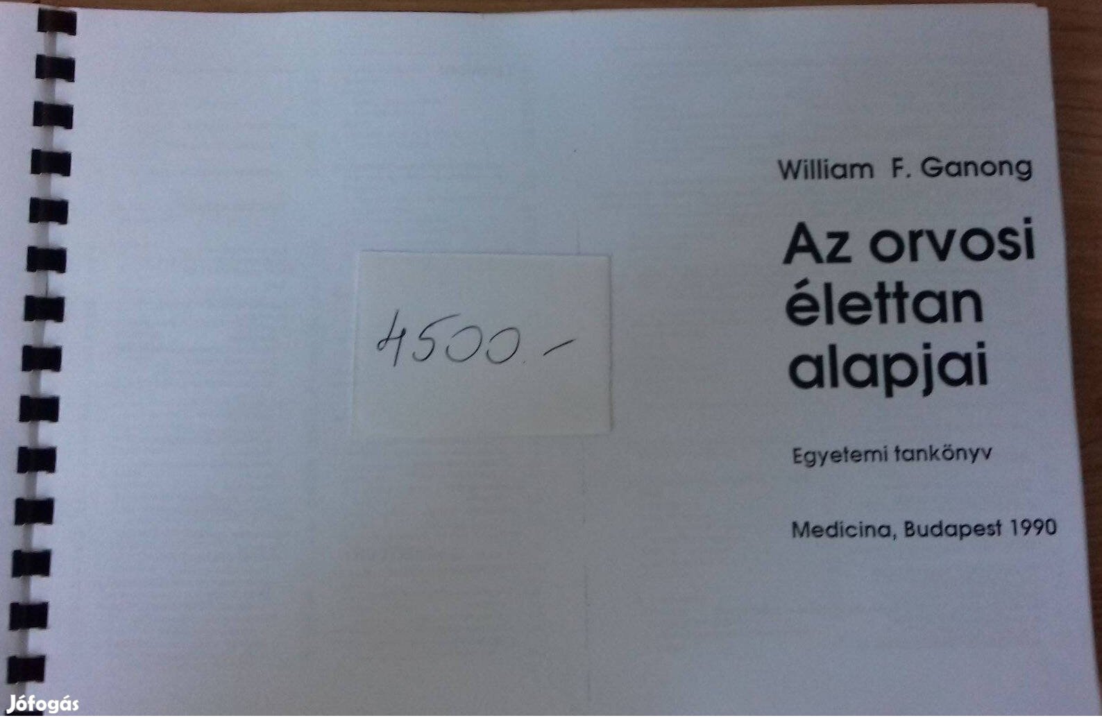 Ganong: Az orvosi élettan alapjai