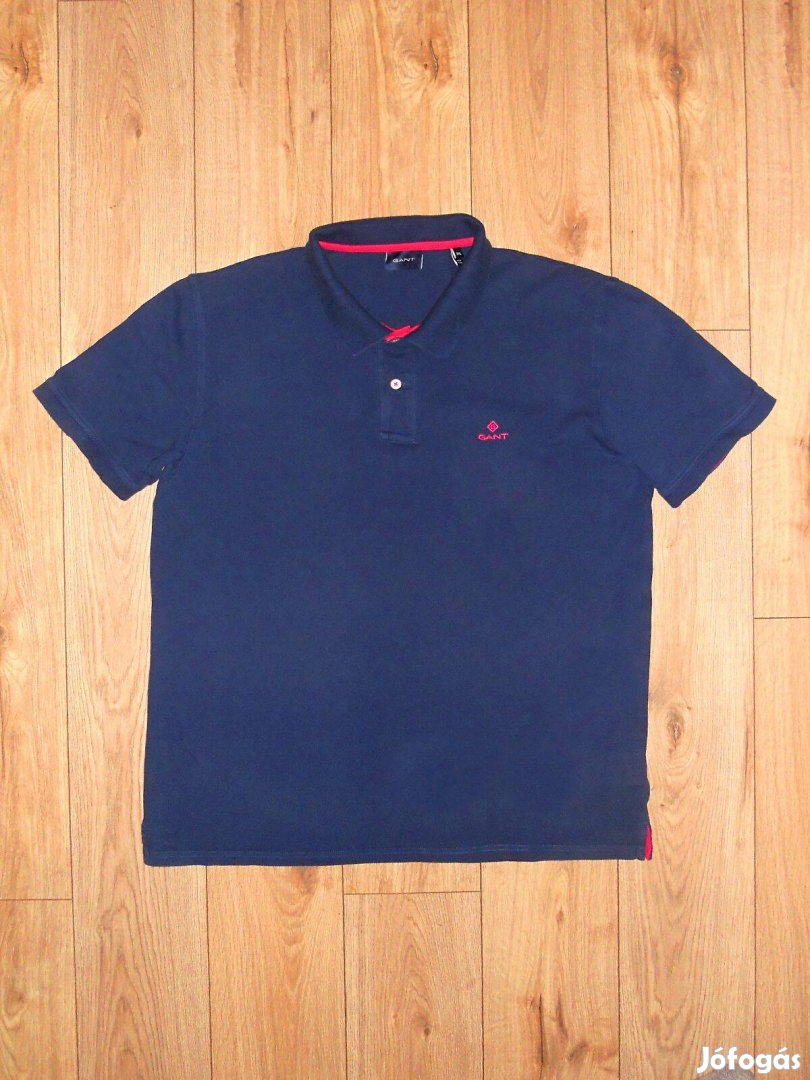 Gant kék galléros póló XL-es