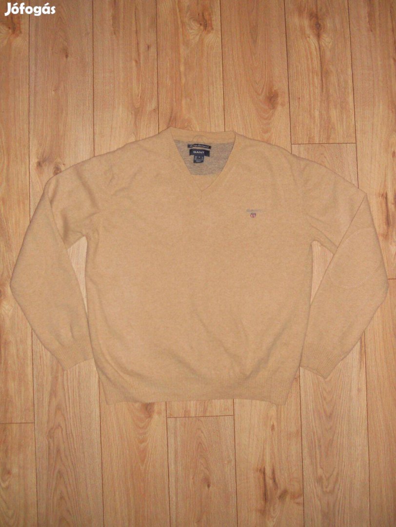 Gant világosbarna pulóver M-es