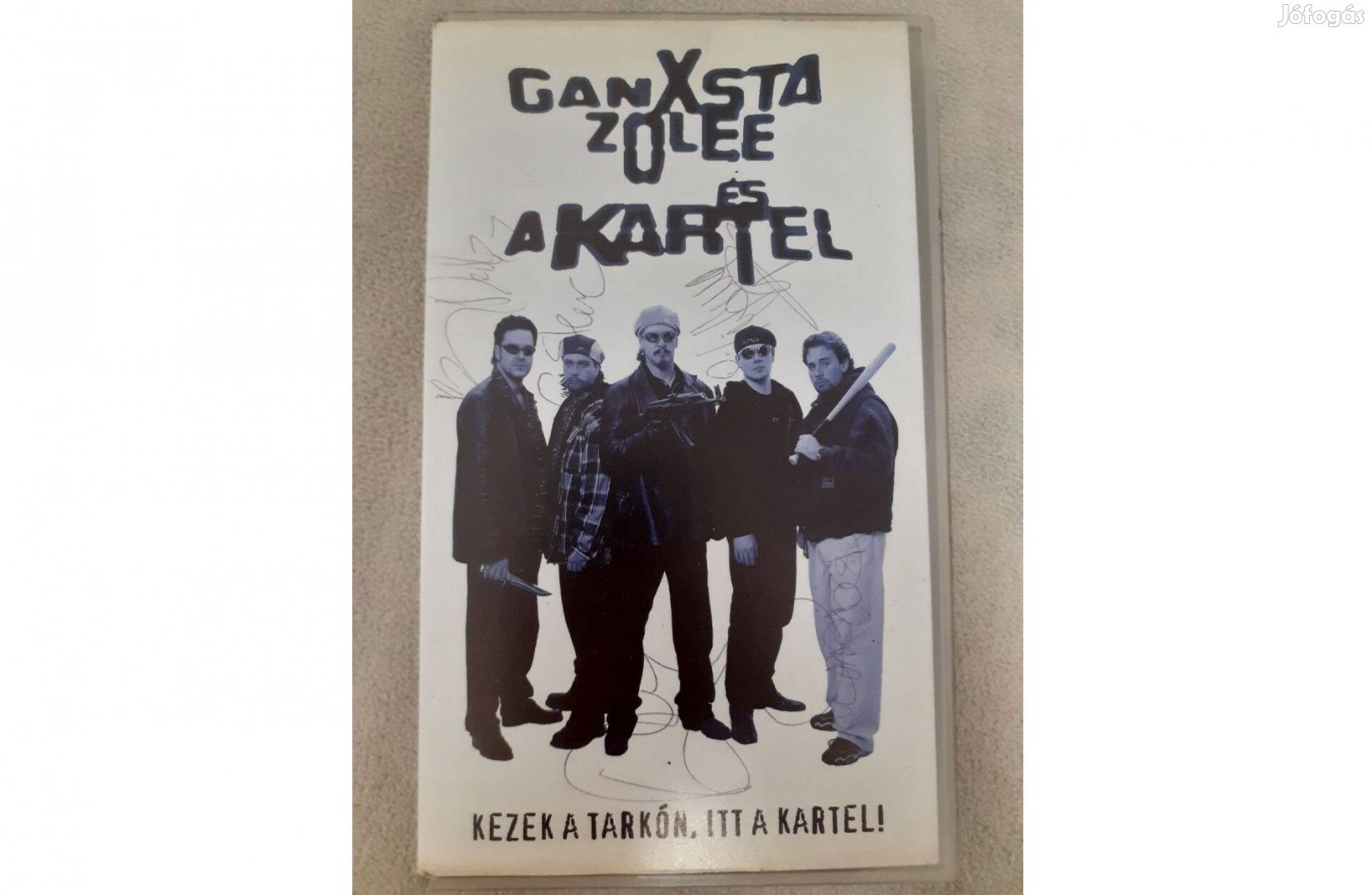 Ganxsta Zolee és a Kartel dedikált eredeti VHS