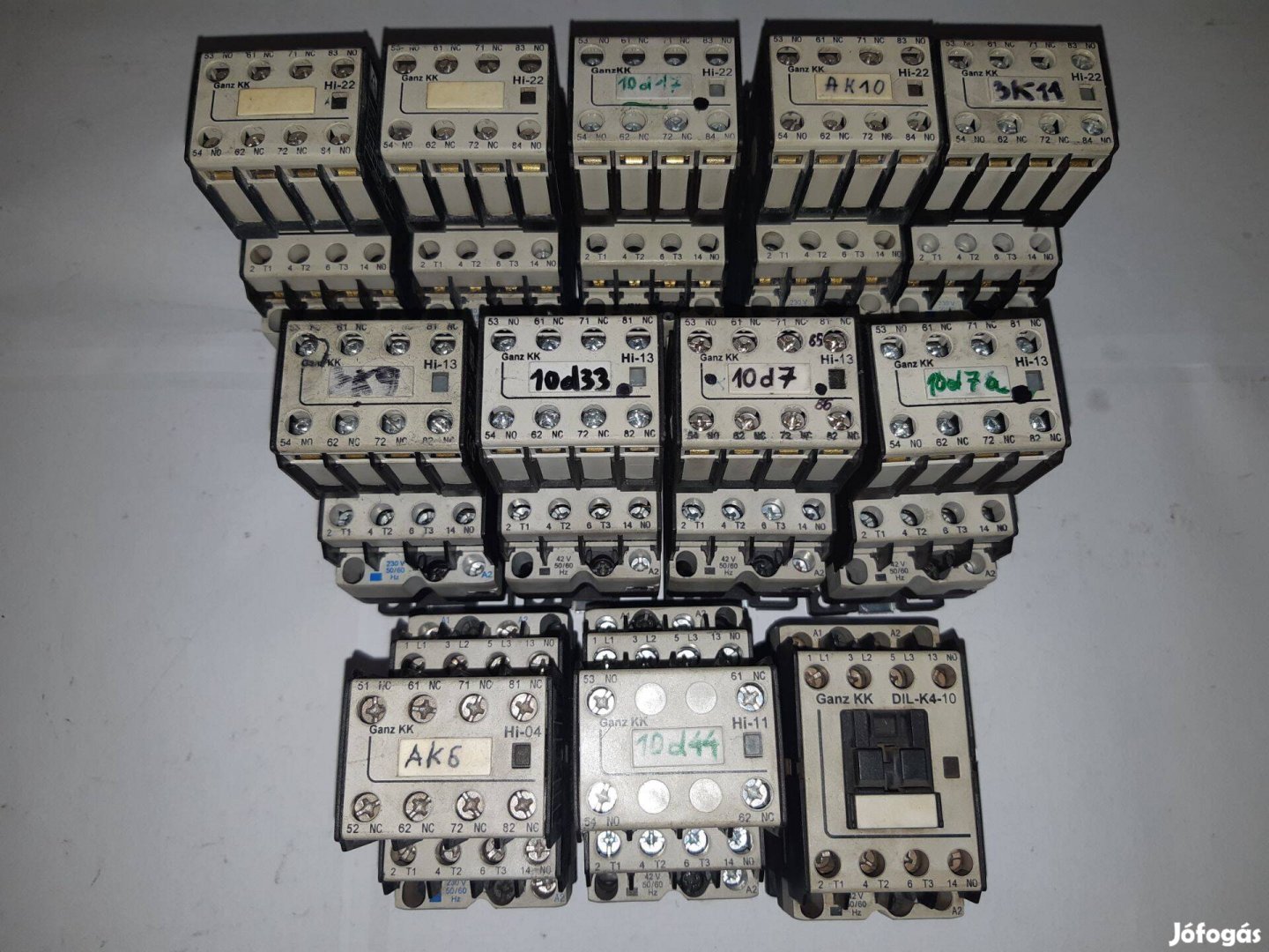 Ganz 230V mágneskapcsoló /269