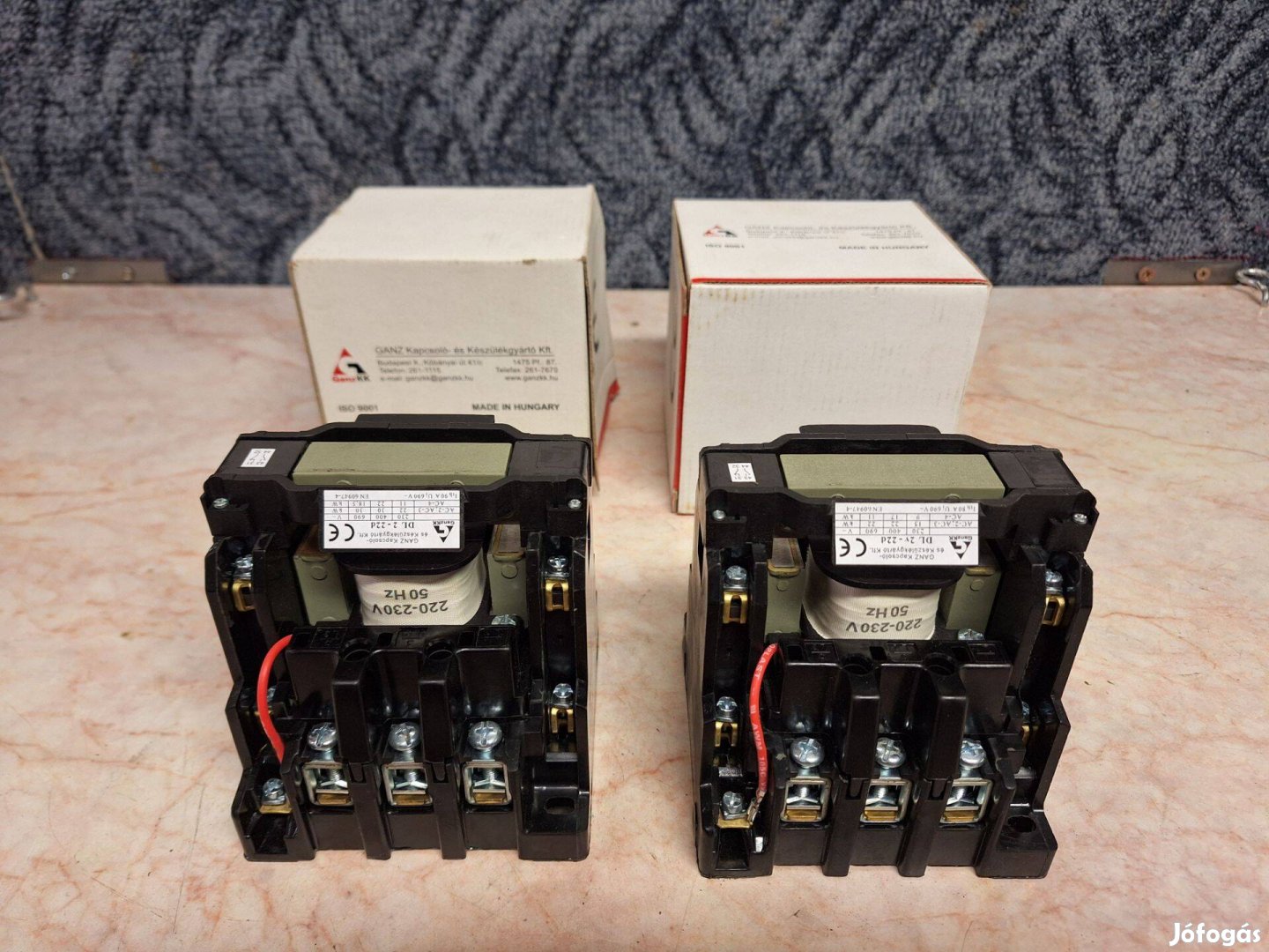 Ganz DL mágneskapcsolók. 20378 7218