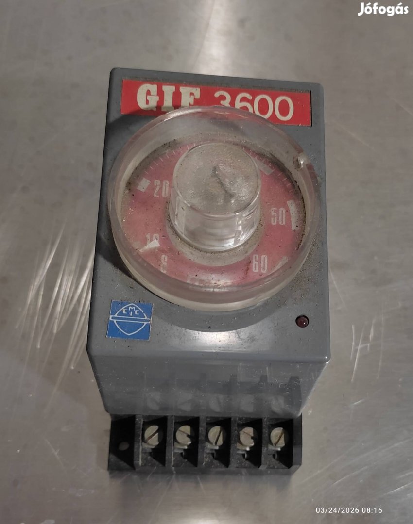 Ganz GIF 3600 időrellé, idörelé gif3600