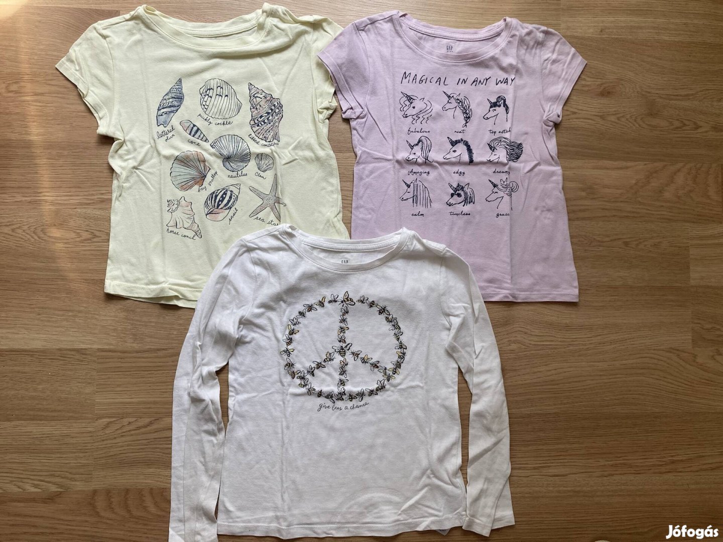 Gap kislány pólók S 6-7 év