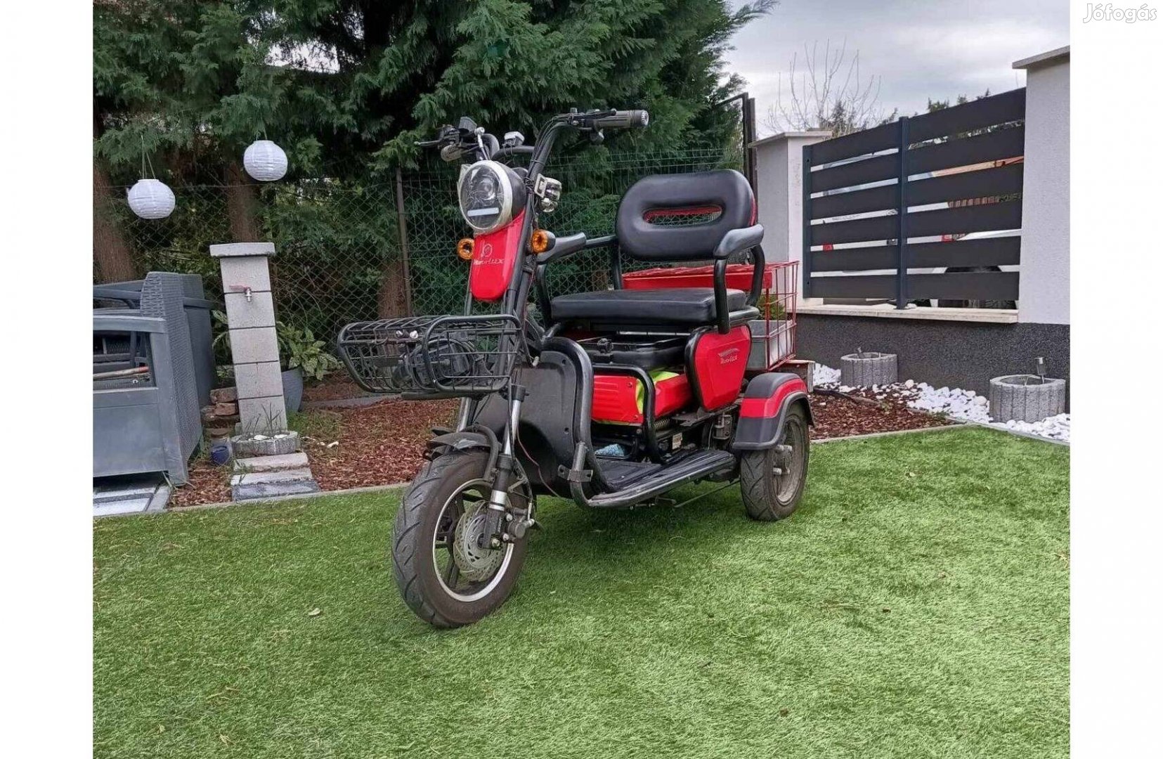 Garancia Házhozsz elektromos moped robogó rokkantkocsi tricikli