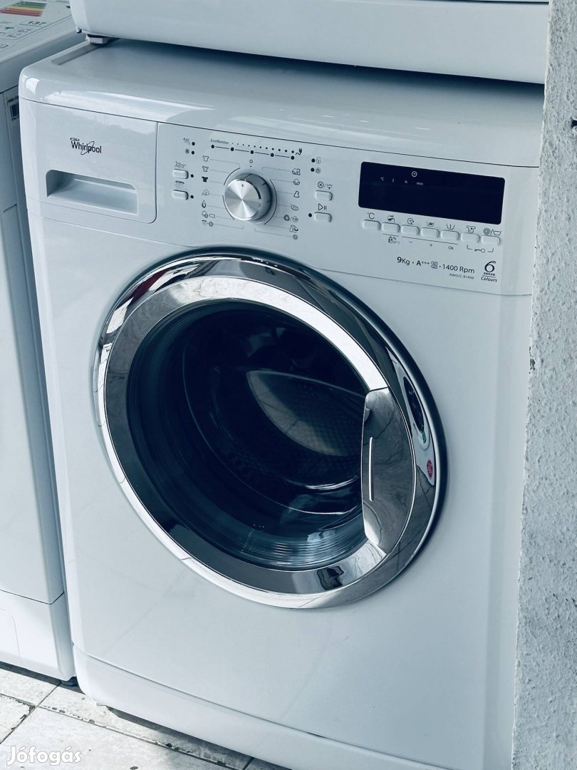 Garanciális 9kg whirlpool 1400A+++ elöltöltős mosógép