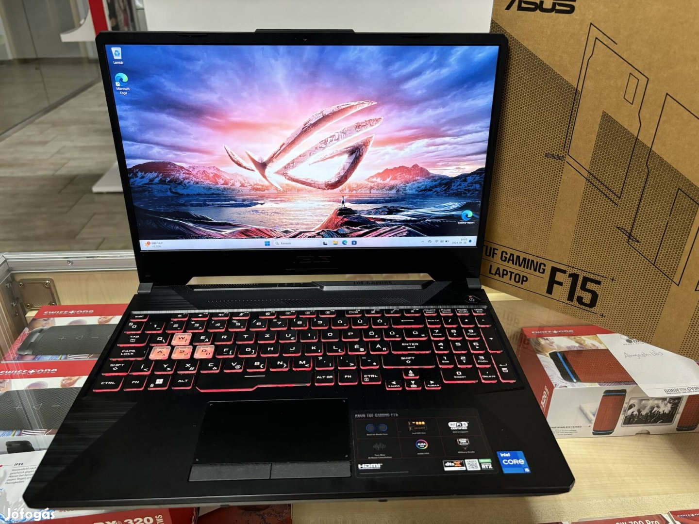 Garanciális Asus Tuf Gamer Laptop Rtx3050 i5-11400H 144Hz