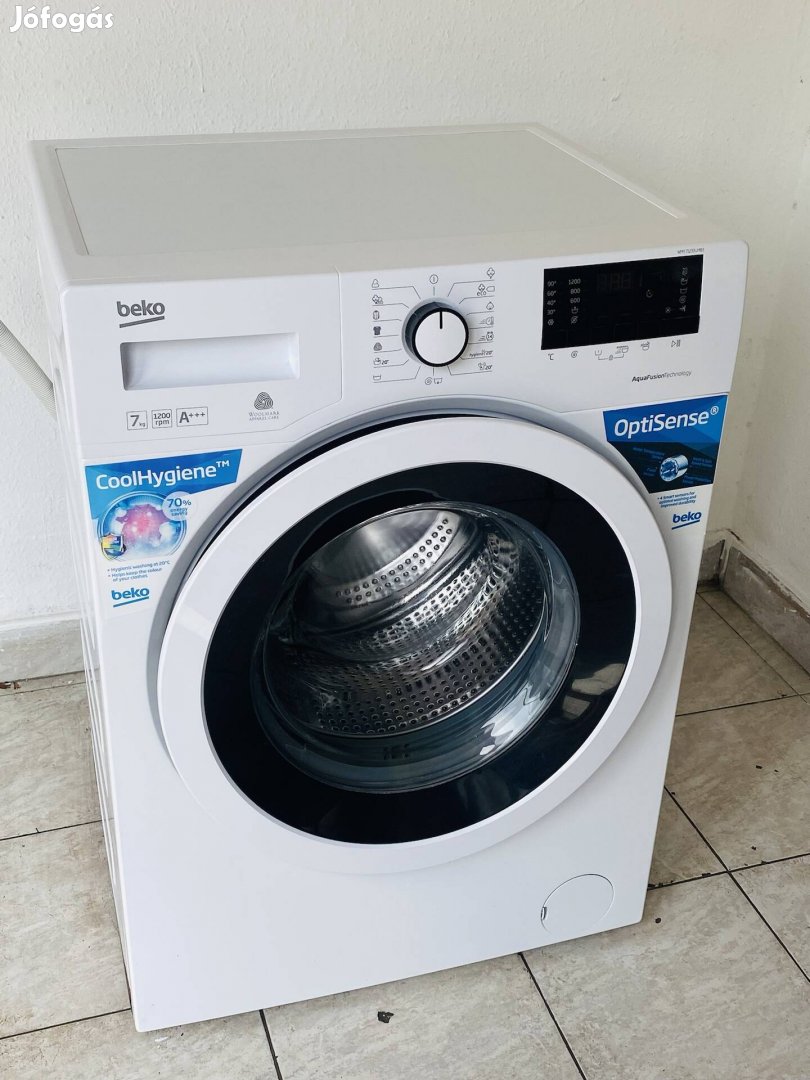 Garanciális Beko Opti 7kg 1200A+++ elöltöltős mosógép