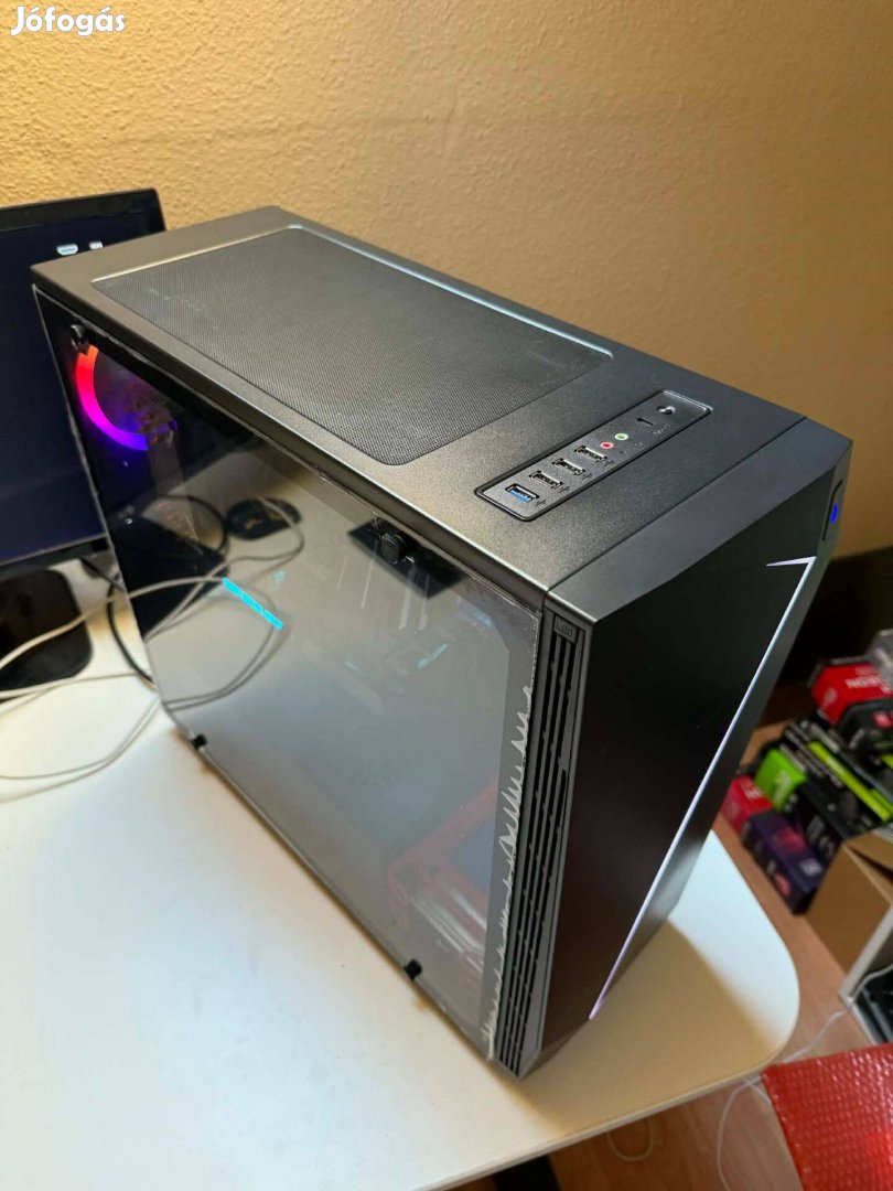 Garanciális Gamer Számitógép, PC RX 580 8GB, I7-6700, 16GB