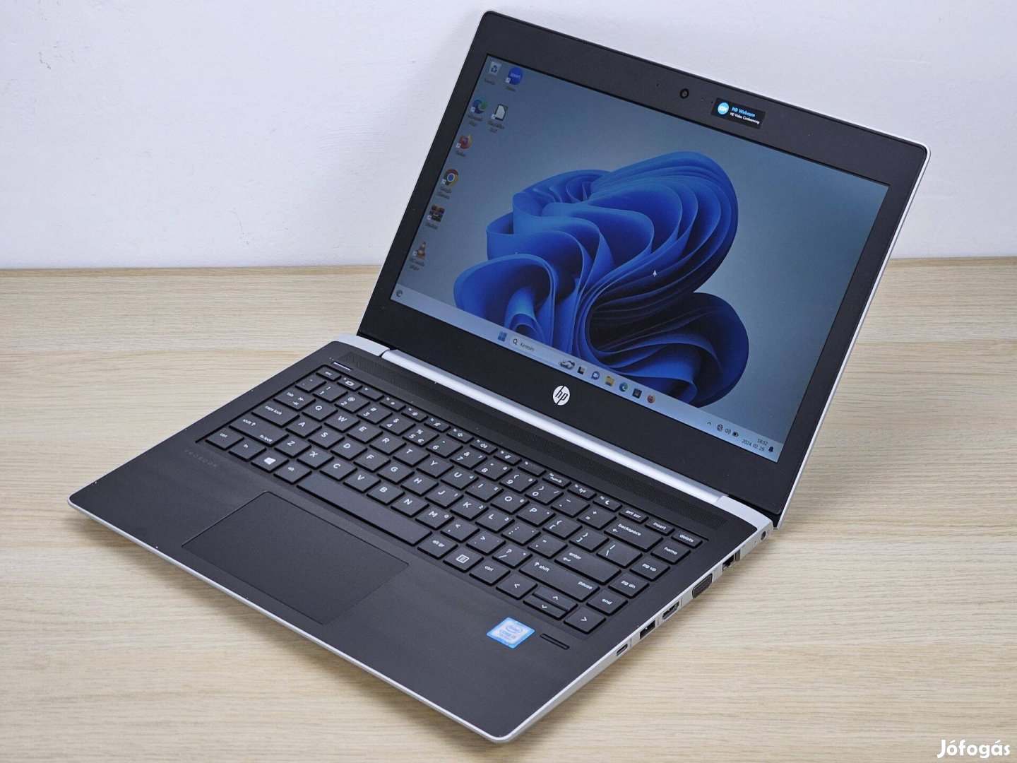 Garanciális Hp Probook 430 G5 laptop, Intel Core i3, 8 GB RAM