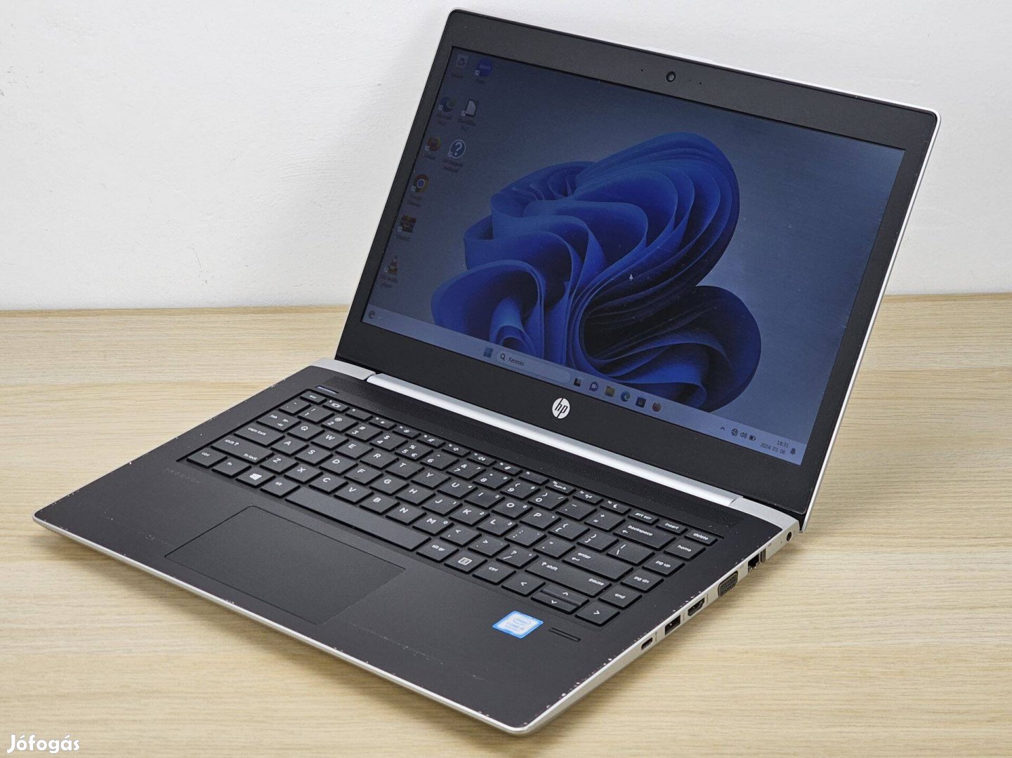 Garanciális Hp Probook 430 G5 laptop, Intel Core i5 8th gen, 8 GB RAM