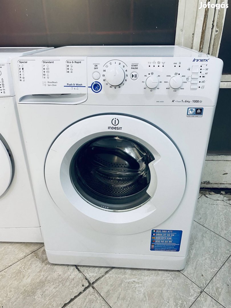 Garanciális Indesit Innex 1200A+++ elöltöltős mosógép