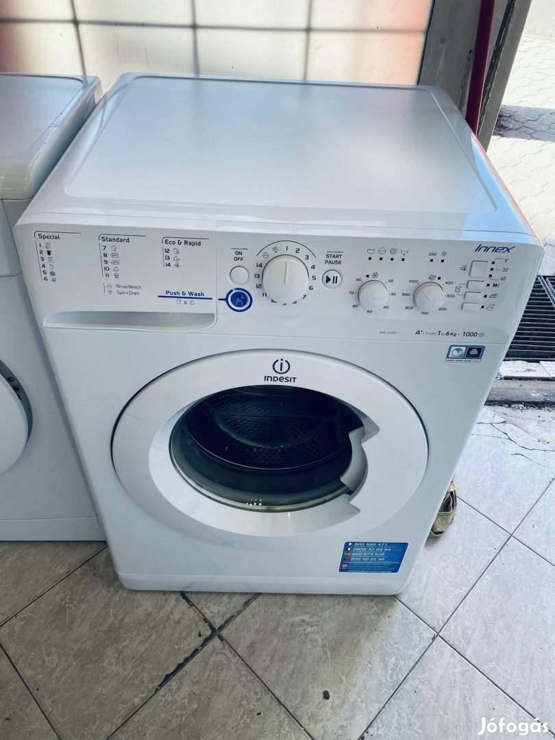 Garanciális Indesit innex 1200A+++ elöltöltős mosógép