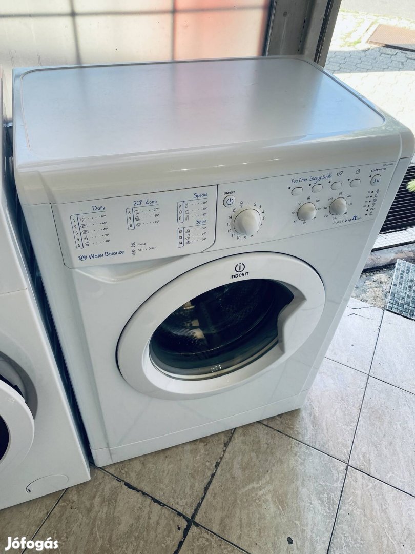 Garanciális Indesit power 1200A+++ elöltöltős mosógép