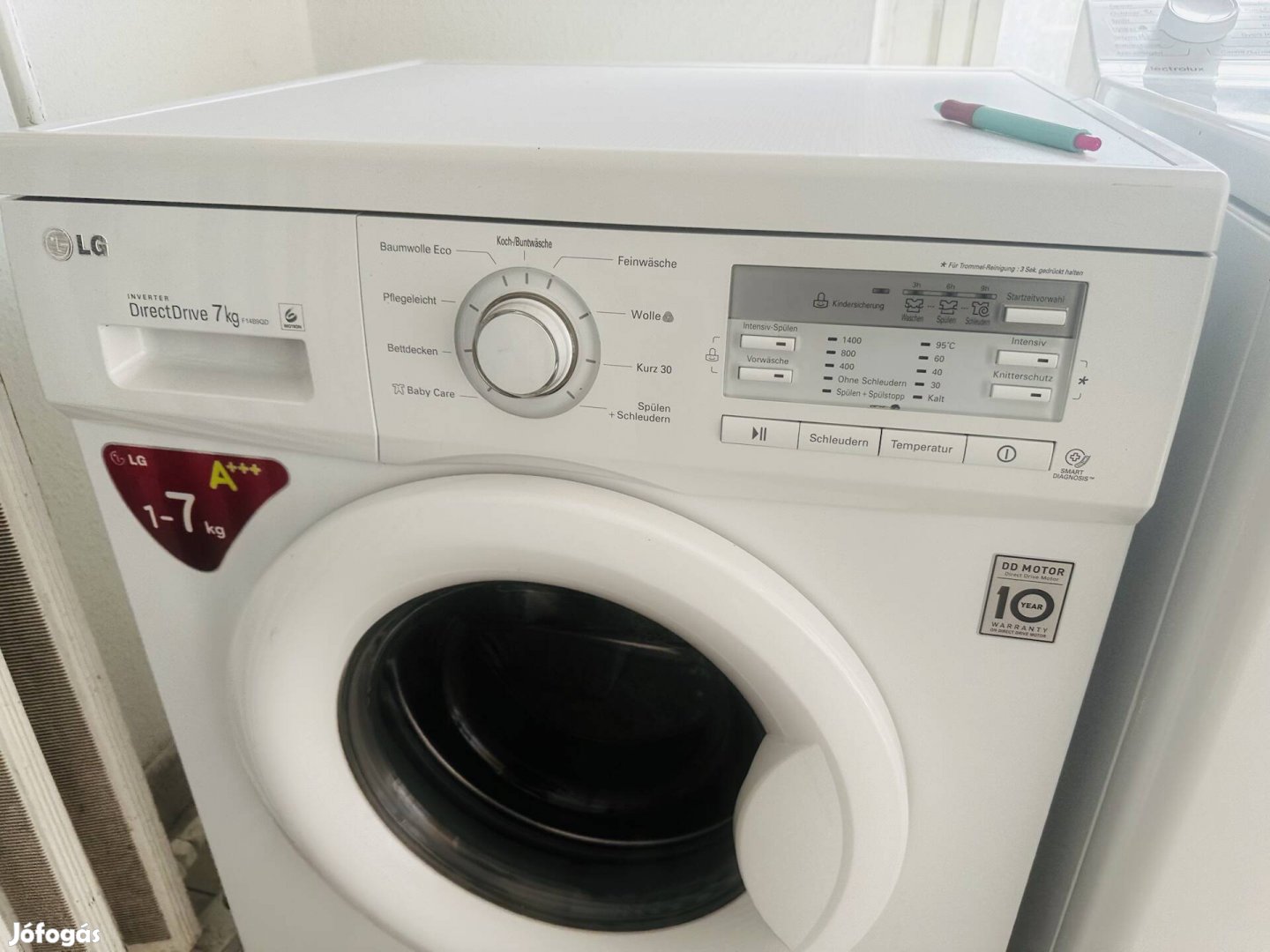 Garanciális LG DD 1200A+++ elöltöltős mosógép