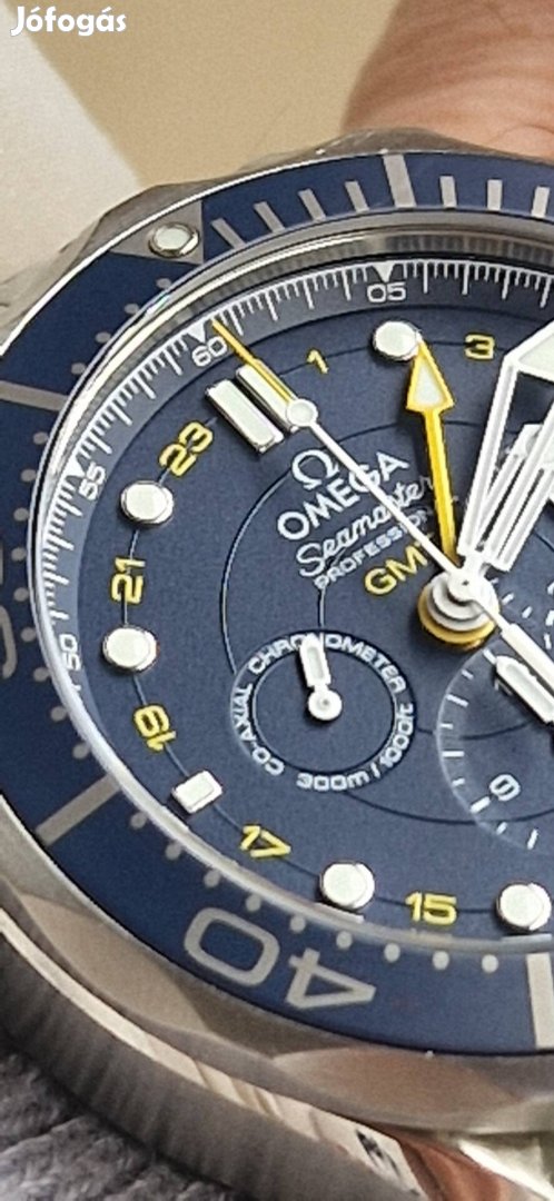 Garanciális Omega Seamaster 300M GMT Chronograph 44mm