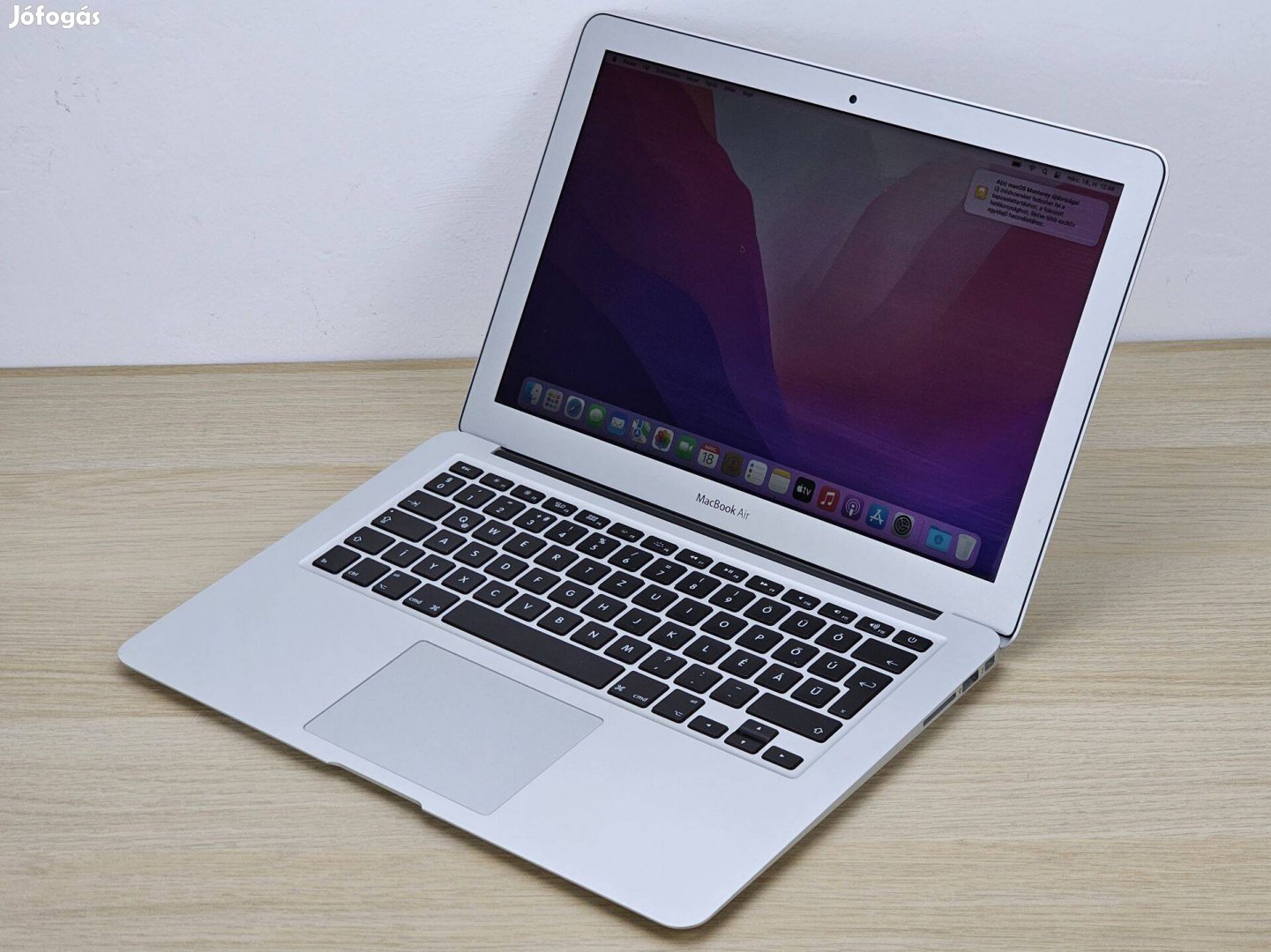Garanciális, Magyar Billentyűzetes Apple Macbook Air 2015, Intel Core