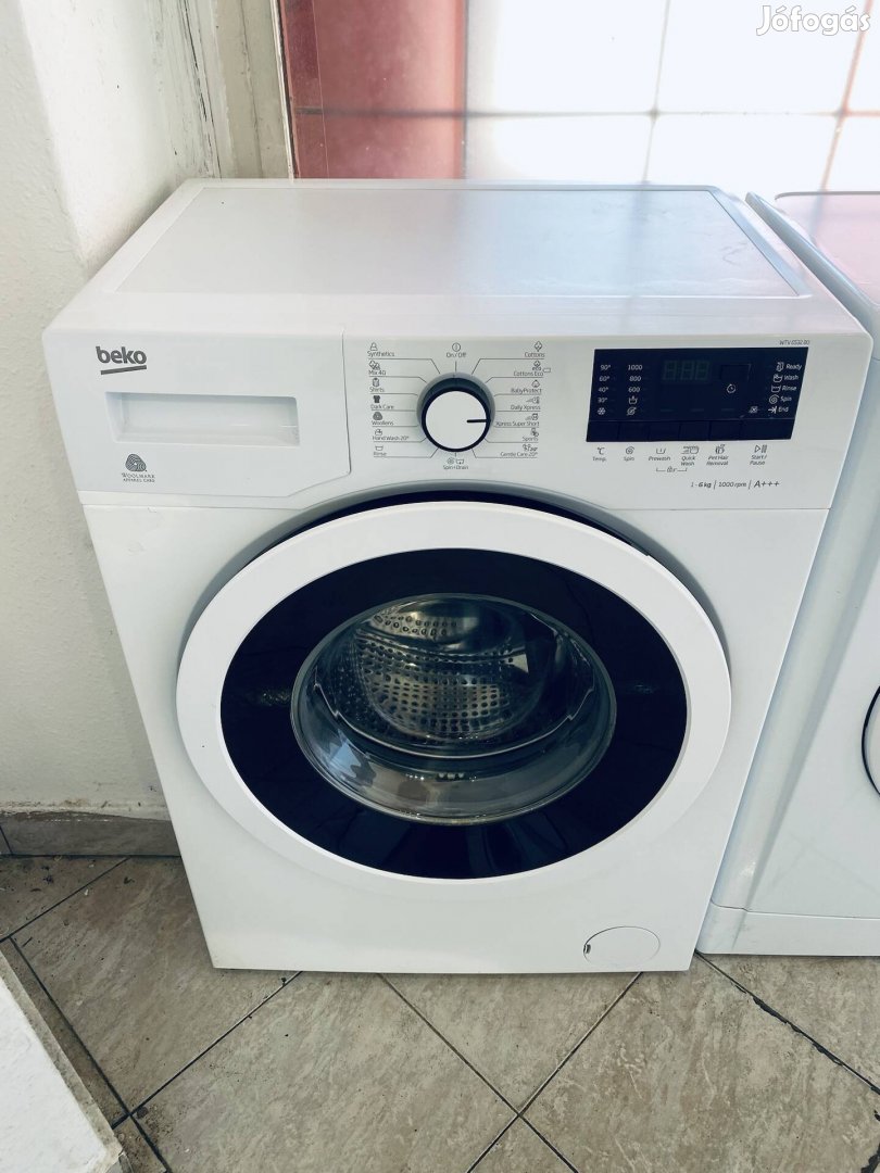 Garanciális beko wtv keskeny 1000A+++ előltöltős mosógép 