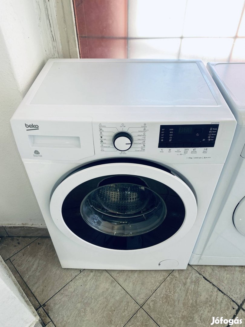 Garanciális beko wtv keskeny 1200 A+++ előltöltős mosógép 