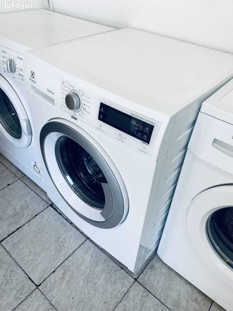 Garancialis electrolux 8kg 1600A+++ elöltöltős mosógép