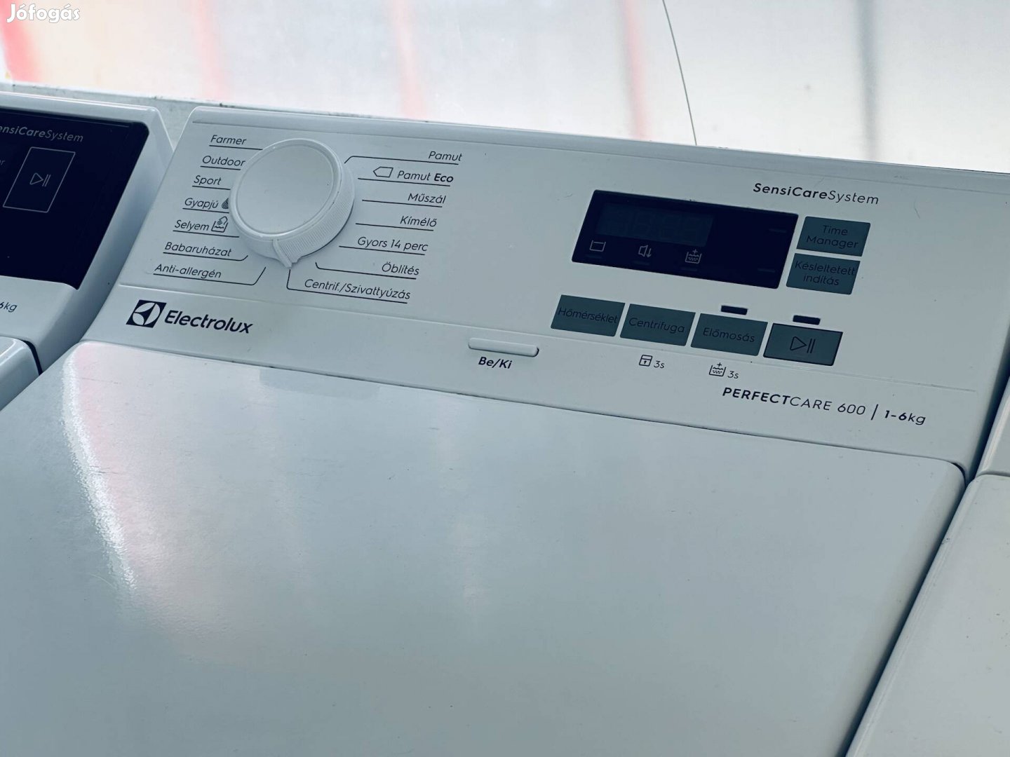Garanciális electrolux Time 1200A+++ felültöltős mosógép