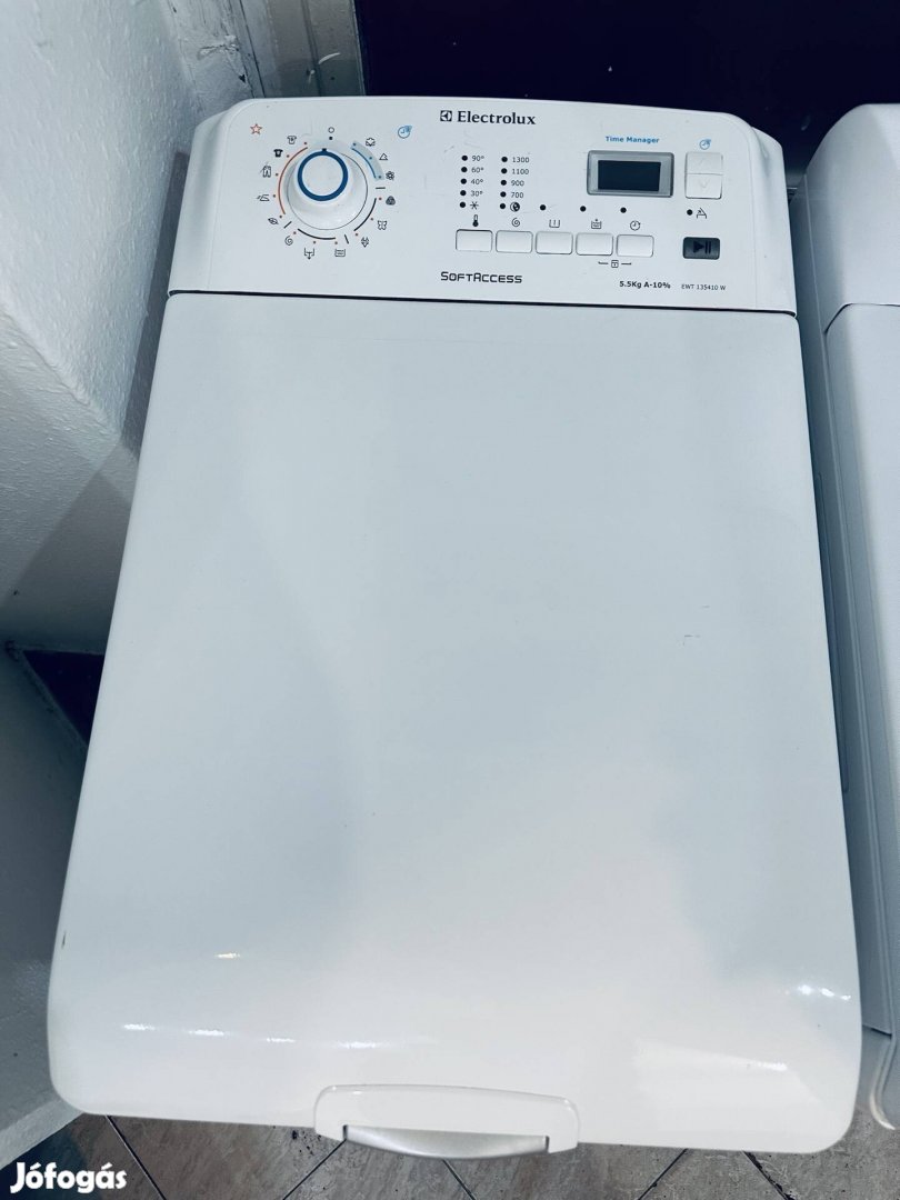 Garanciális electrolux Time 1300A+++ felültöltős mosógép