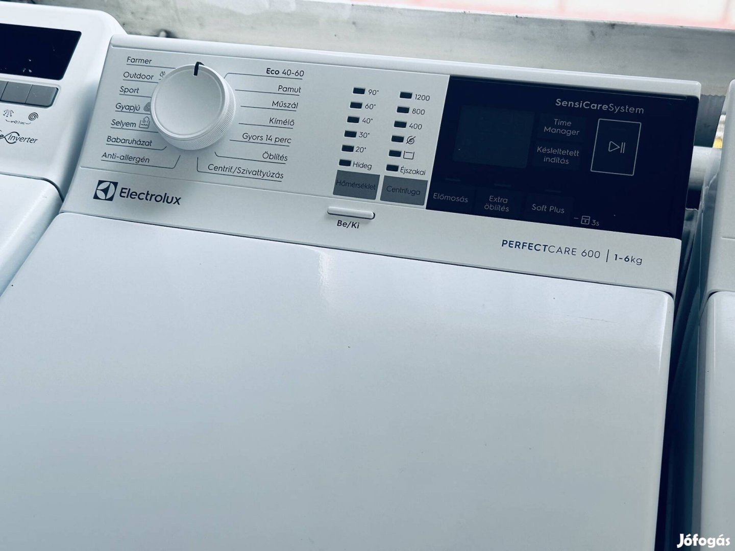 Garanciális electrolux Timesaver 1200A+++ felültöltős mosógép