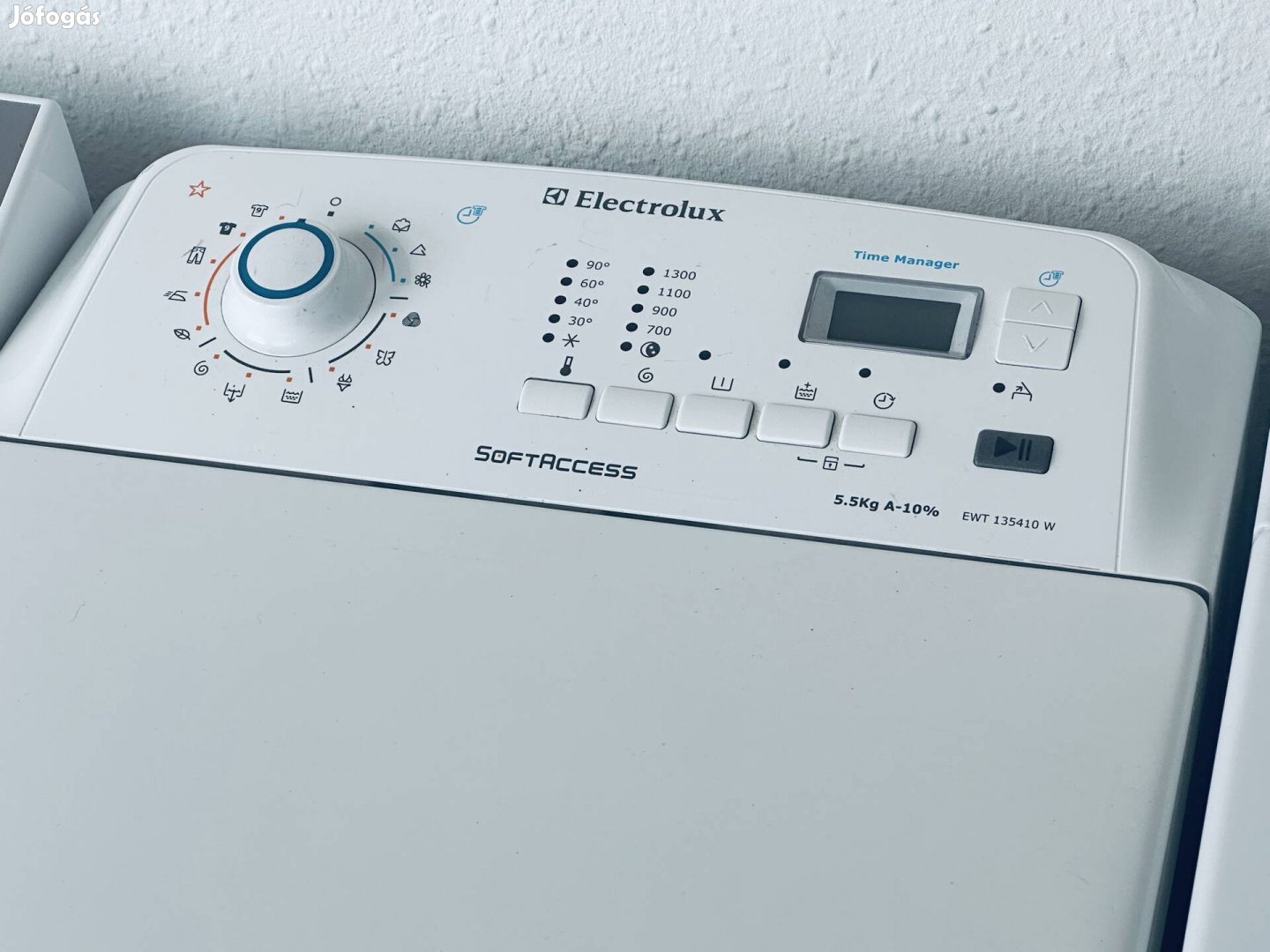 Garanciális electrolux bio plus 1300A+++ felültöltős mosógép 