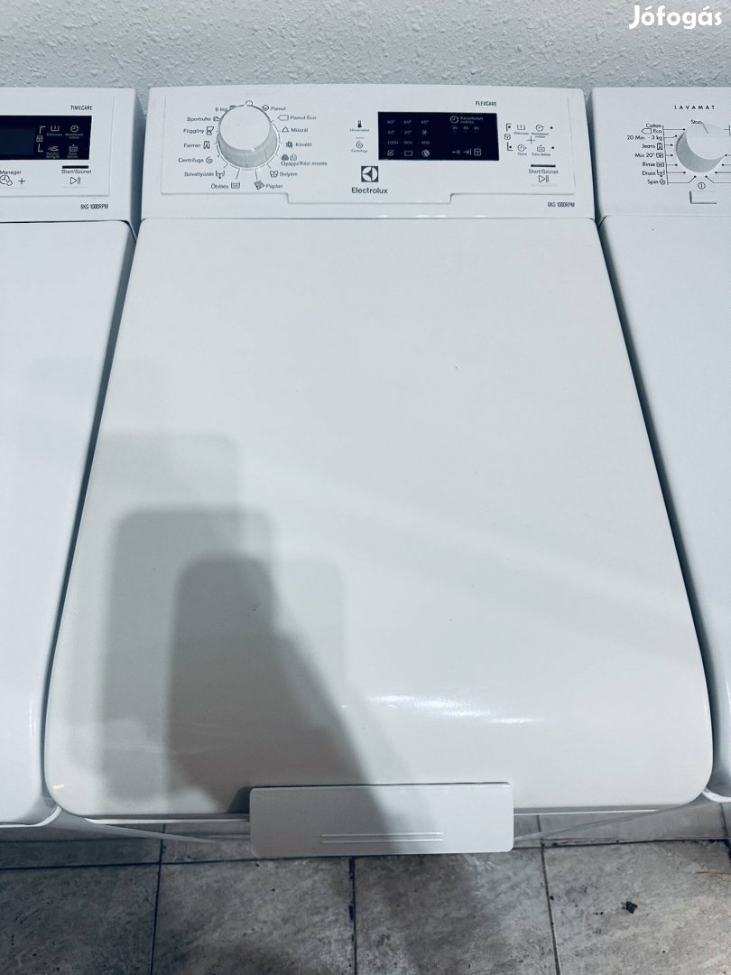 Garanciális electrolux premium 1200A+++ felültöltős mosógép