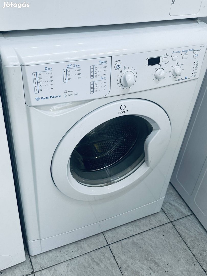 Garanciális indesit 1200A+++ elöltöltős mosógép 