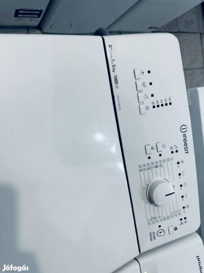 Garanciális indesit IWS 1200A+++ felültöltős mosógép