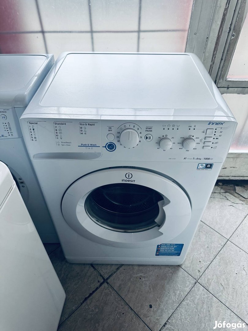 Garanciális indesit innex 1200A+++ elöltöltős mosógép