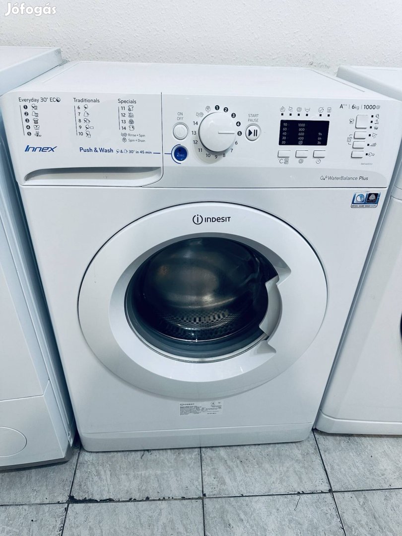 Garanciális indesit innex 1200A+++ elöltöltős mosógép